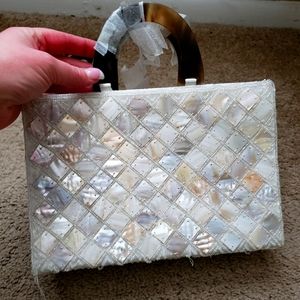 Handmade Mother of pearl handbag